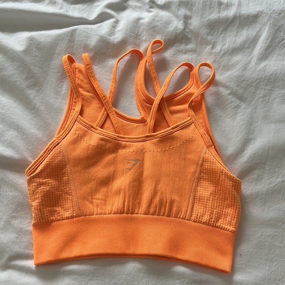 Gymshark Orange Sports Bra - Picture 3 of 4